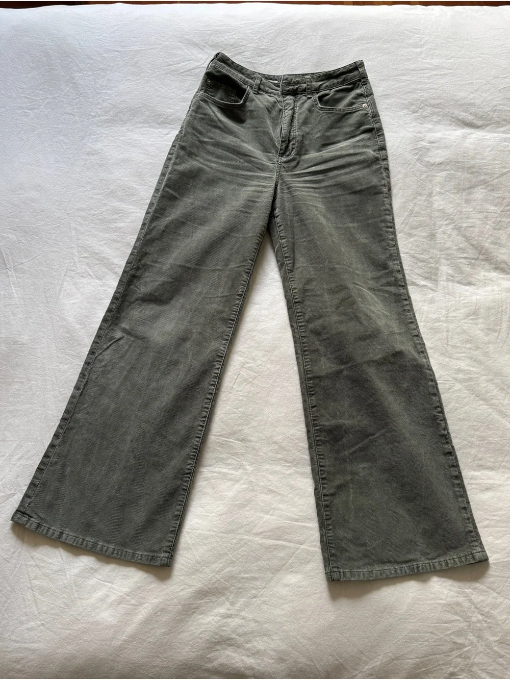 The Robbie Corduroy High-Rise Flare Jeans by Pilcro-Anthropologie - Picture 5 of 8